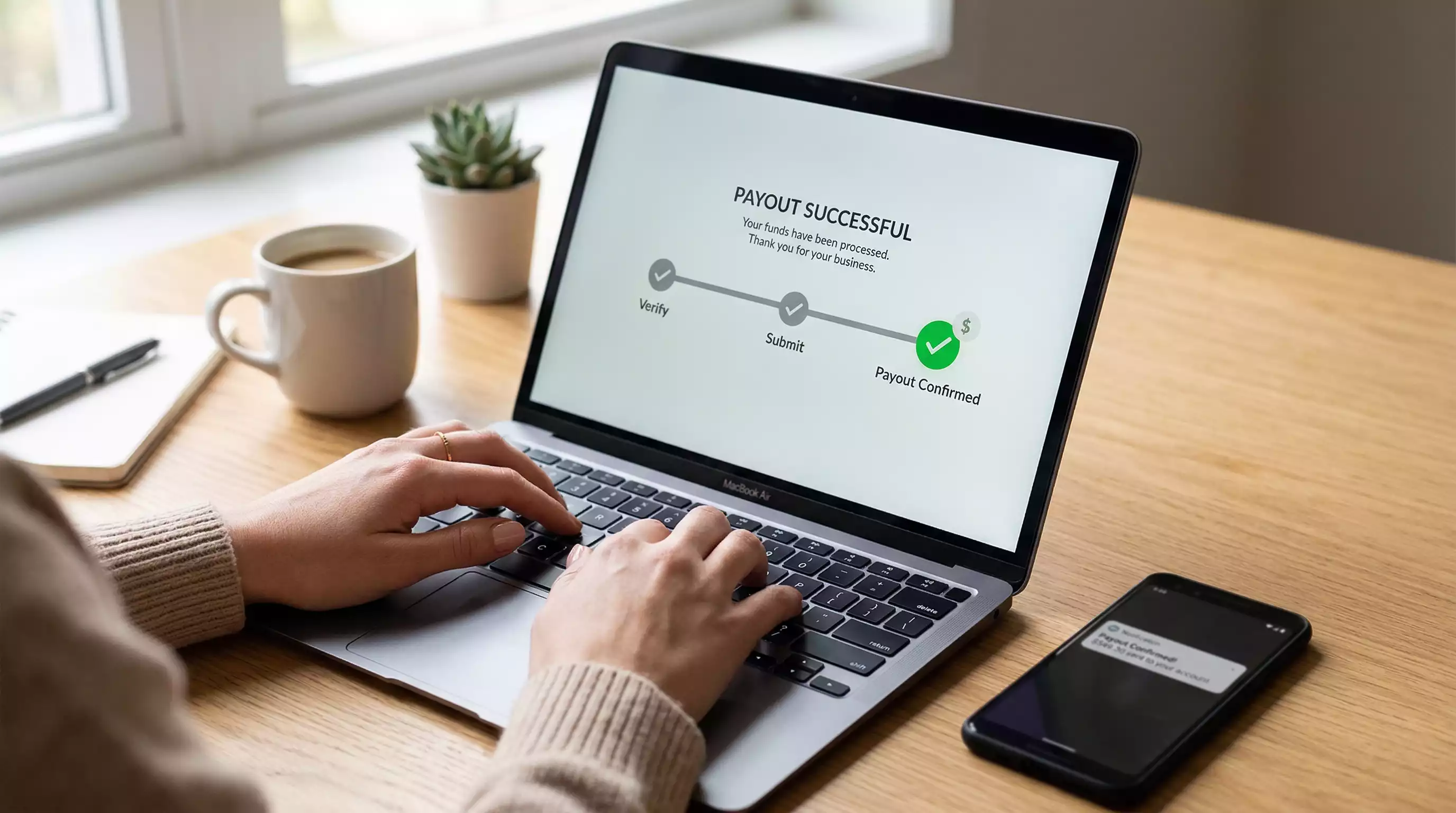 Step-by-step Sweeps Coins redemption process from play to cash payout